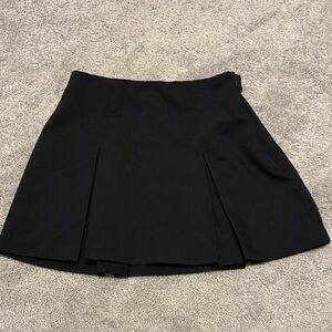 Abercrombie Black Pleated Skort